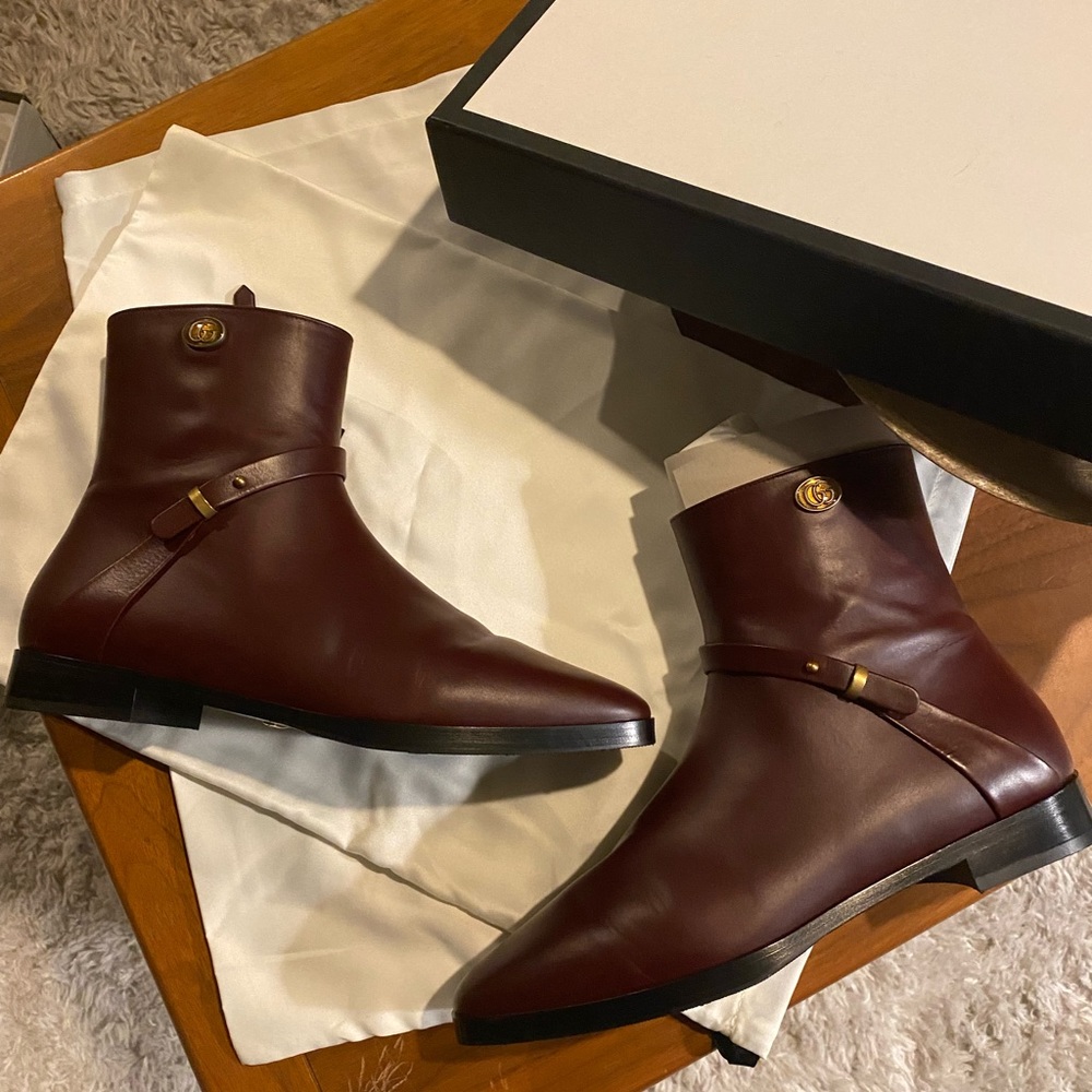 Gucci Womens Ankle Boots